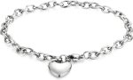 Jstyle Jewelry Women's Heart Charm Bracelets Stainless Steel Link Bracelet Birthday Gifts for Women Jewelry - Image 3